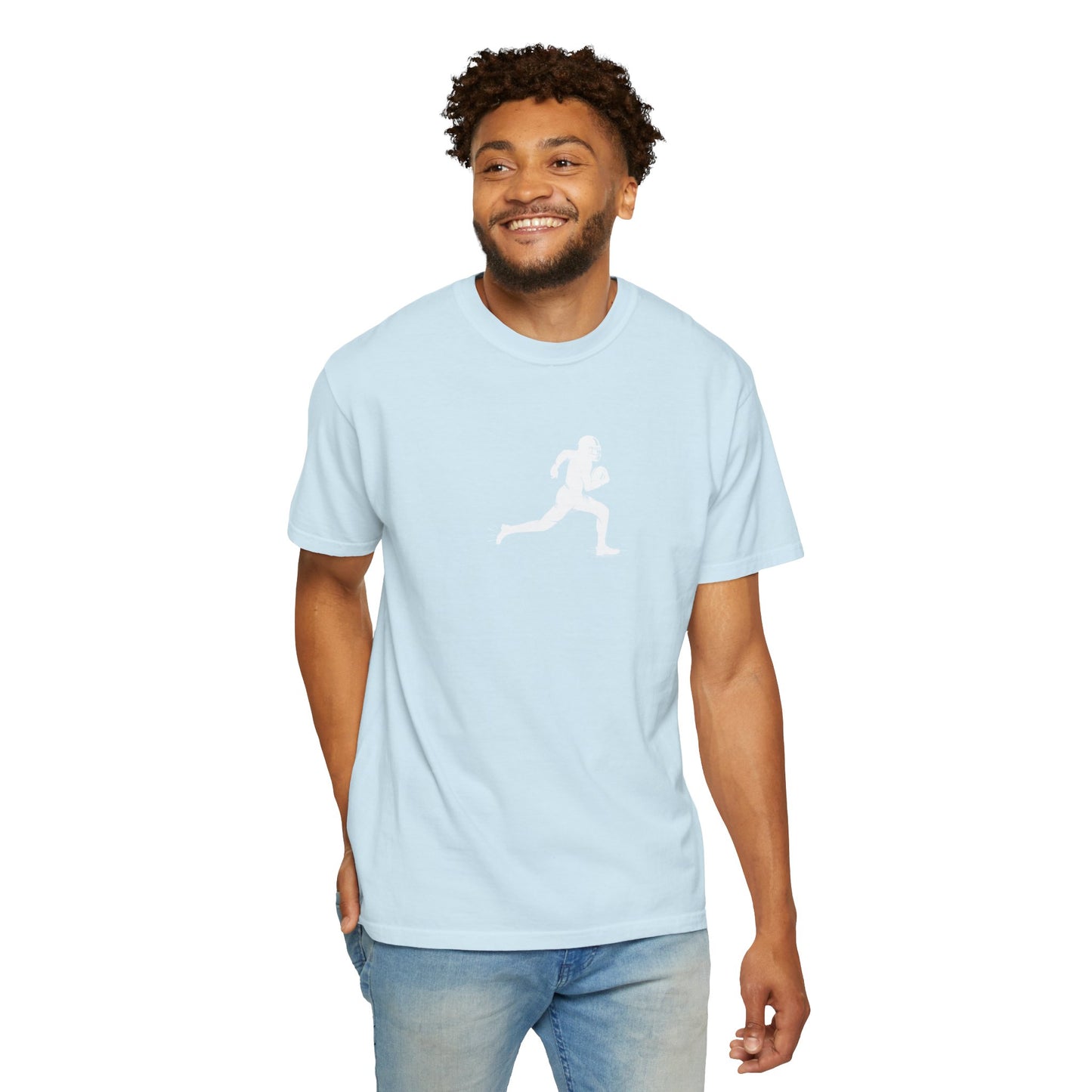 Unisex Football Player T-Shirt | Comfortable Sports Tee, Gift for Runners, Casual Wear, Workout Clothing, Everyday Style - TRV