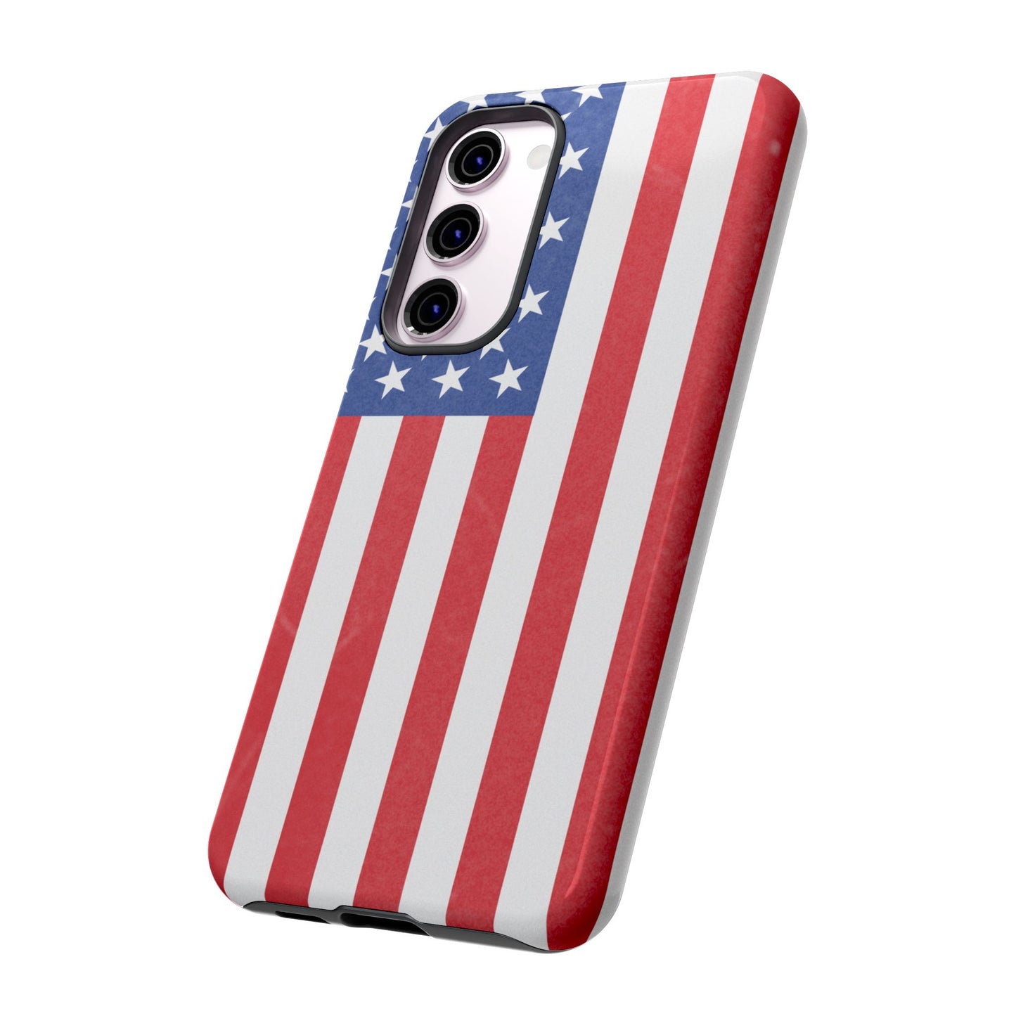 American Flag Phone Case - Patriotic Cell Cover, Tough Cases, USA Pride, Independence Day Gift, Veteran's Day, Phone Protection - TRV