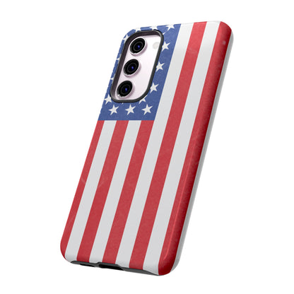 American Flag Phone Case - Patriotic Cell Cover, Tough Cases, USA Pride, Independence Day Gift, Veteran's Day, Phone Protection - TRV