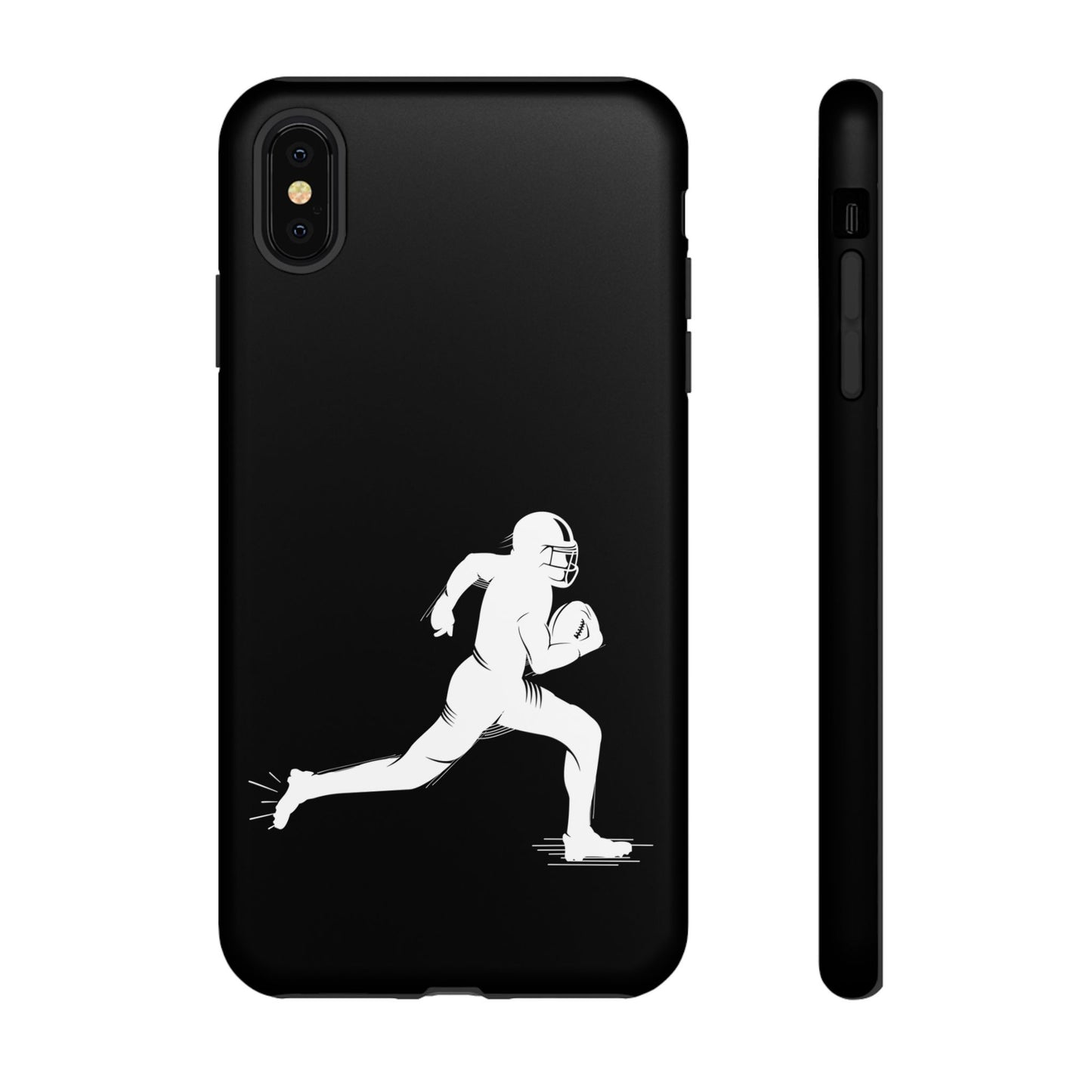 Football Player Phone Case, Tough Cases, Sports Phone Cover, Gift for Athletes, iPhone & Samsung Accessories, Running Player Design - TRV