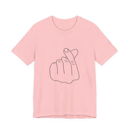 Minimalist Hand Sign Unisex Tee | Casual Everyday Wear | Perfect for Gift Givers