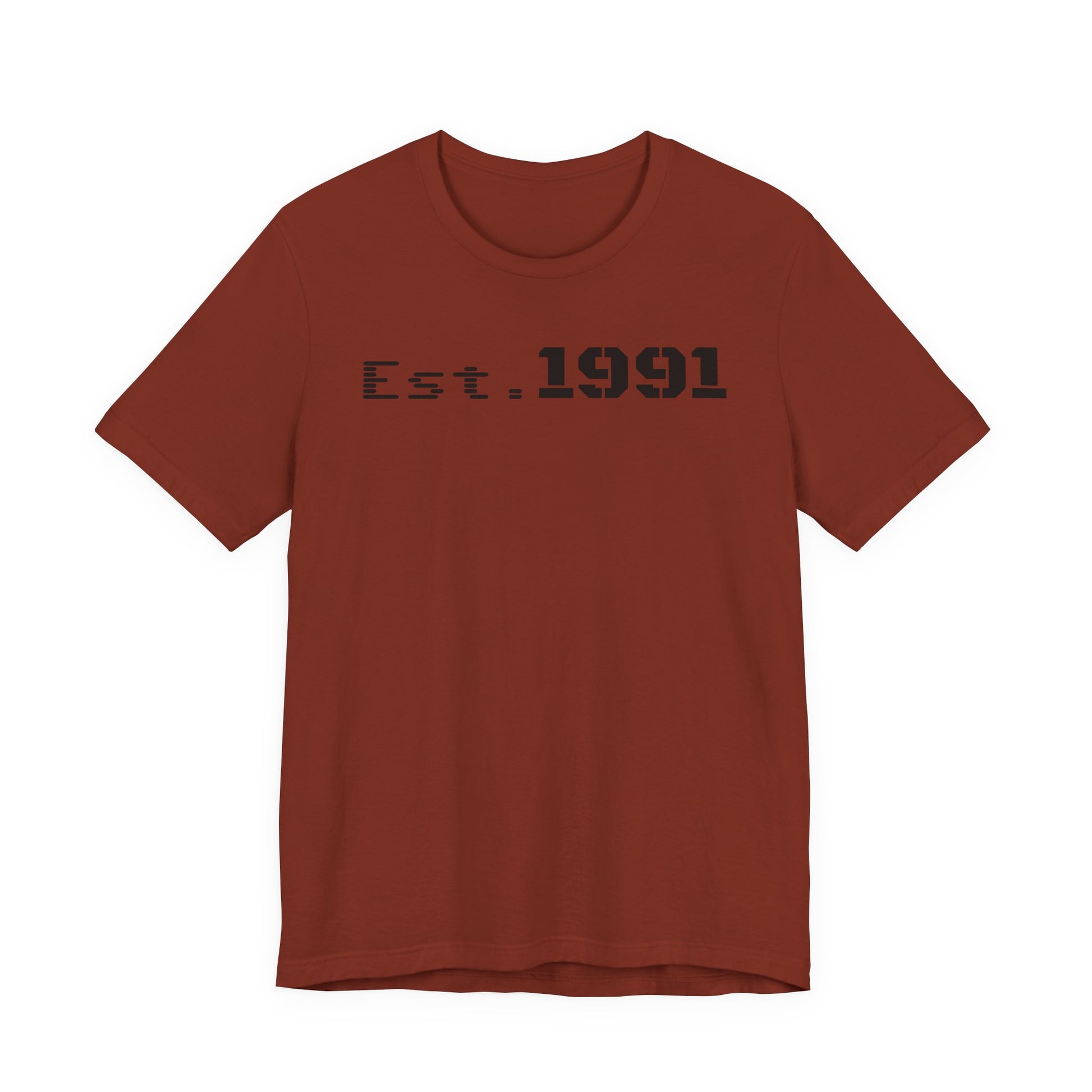 Established 1991 Unisex Jersey Tee | Vintage Anniversary Gift | Casual Wear, Birthday Shirt, Retro Style, Statement Tee, Gift for Him/Her - TRV