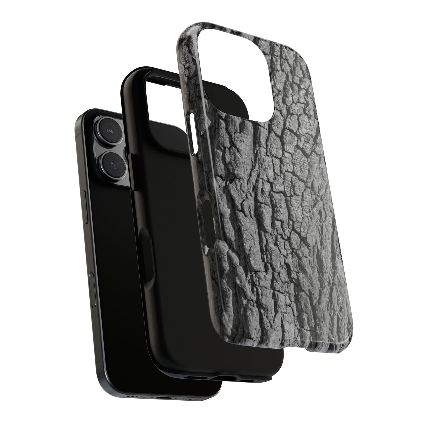 Rustic Bark Phone Case - Tough and Durable Protection - TRV