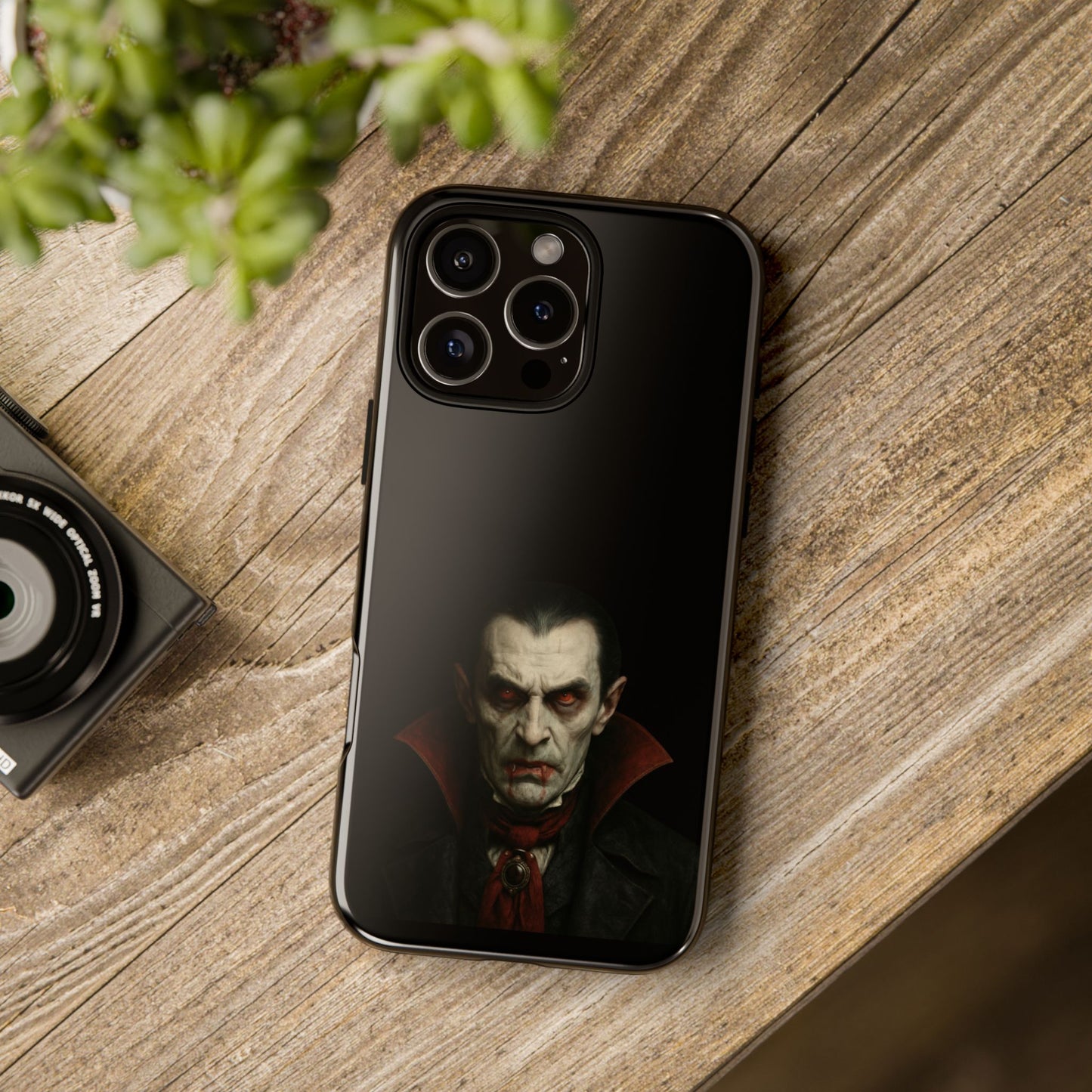 Vampire Phone Case - Tough Cases for Halloween, Gothic Decor, Gifts for Horror Fans, Spooky Accessories, Unique Cellphone Cover - TRV