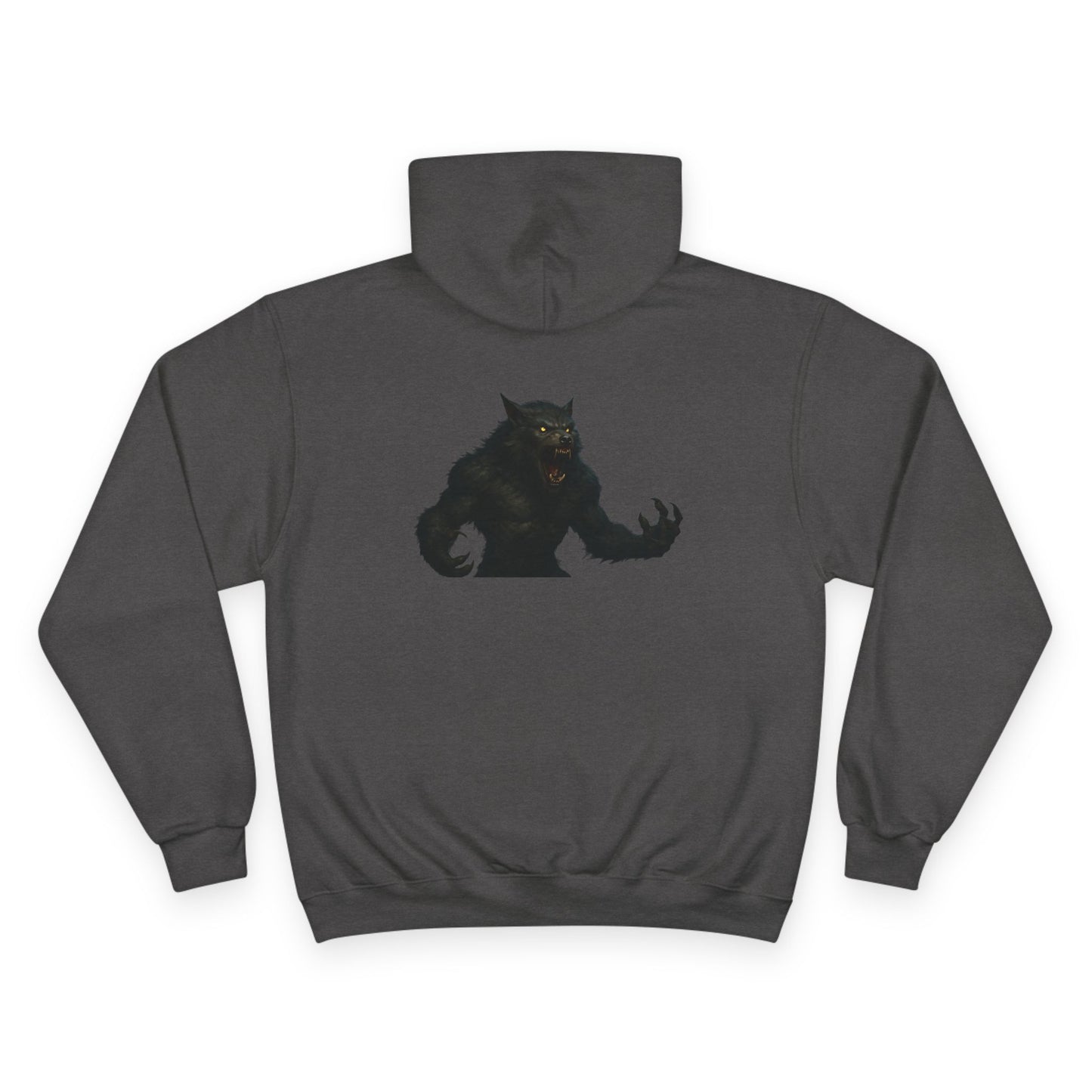 Werewolf Champion Hoodie - Edgy Graphic Sweatshirt for Gamers, Perfect for Gifts, Casual Wear, Fall Fashion, Anime Lovers