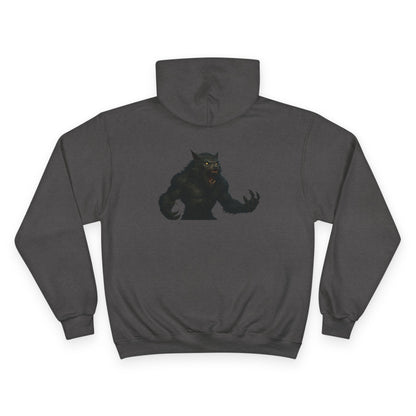 Werewolf Champion Hoodie - Edgy Graphic Sweatshirt for Gamers, Perfect for Gifts, Casual Wear, Fall Fashion, Anime Lovers