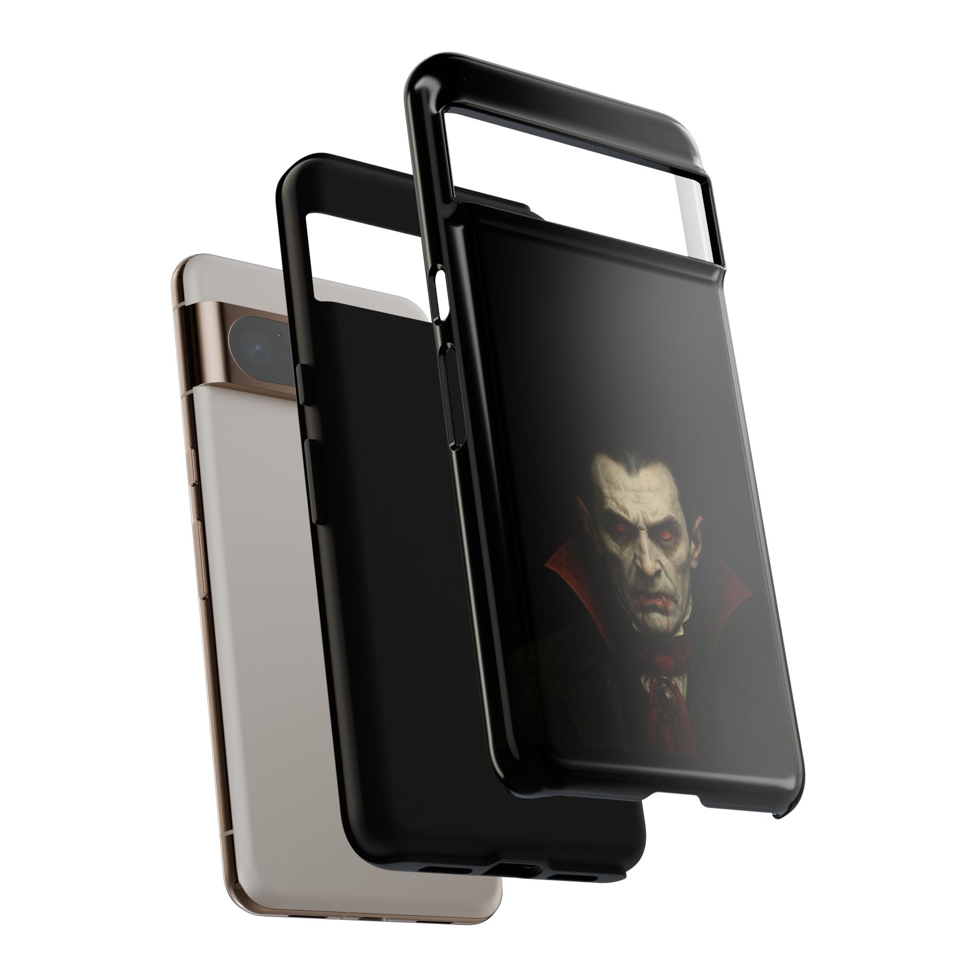 Vampire Phone Case - Tough Cases for Halloween, Gothic Decor, Gifts for Horror Fans, Spooky Accessories, Unique Cellphone Cover - TRV