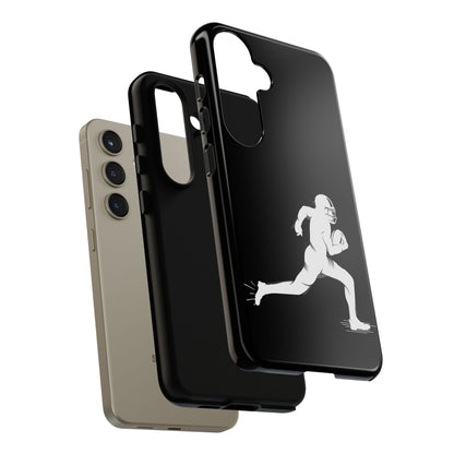 Football Player Phone Case, Tough Cases, Sports Phone Cover, Gift for Athletes, iPhone & Samsung Accessories, Running Player Design - TRV