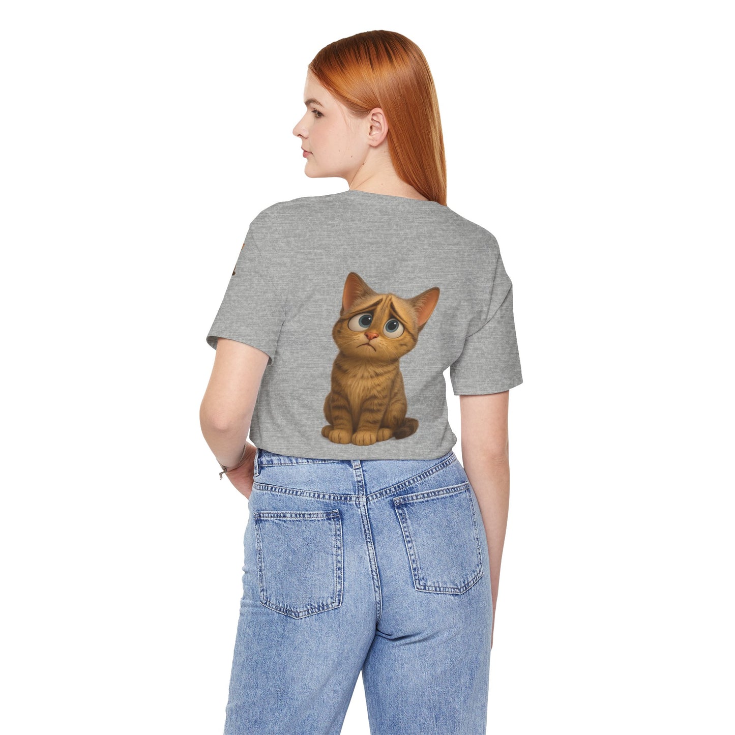 Adorable Cat Graphic Tee, Cute Pet Lover Shirt, Animal Lover Gift, Funny Cat Apparel, Birthday, Christmas, Everyday Use - TRV