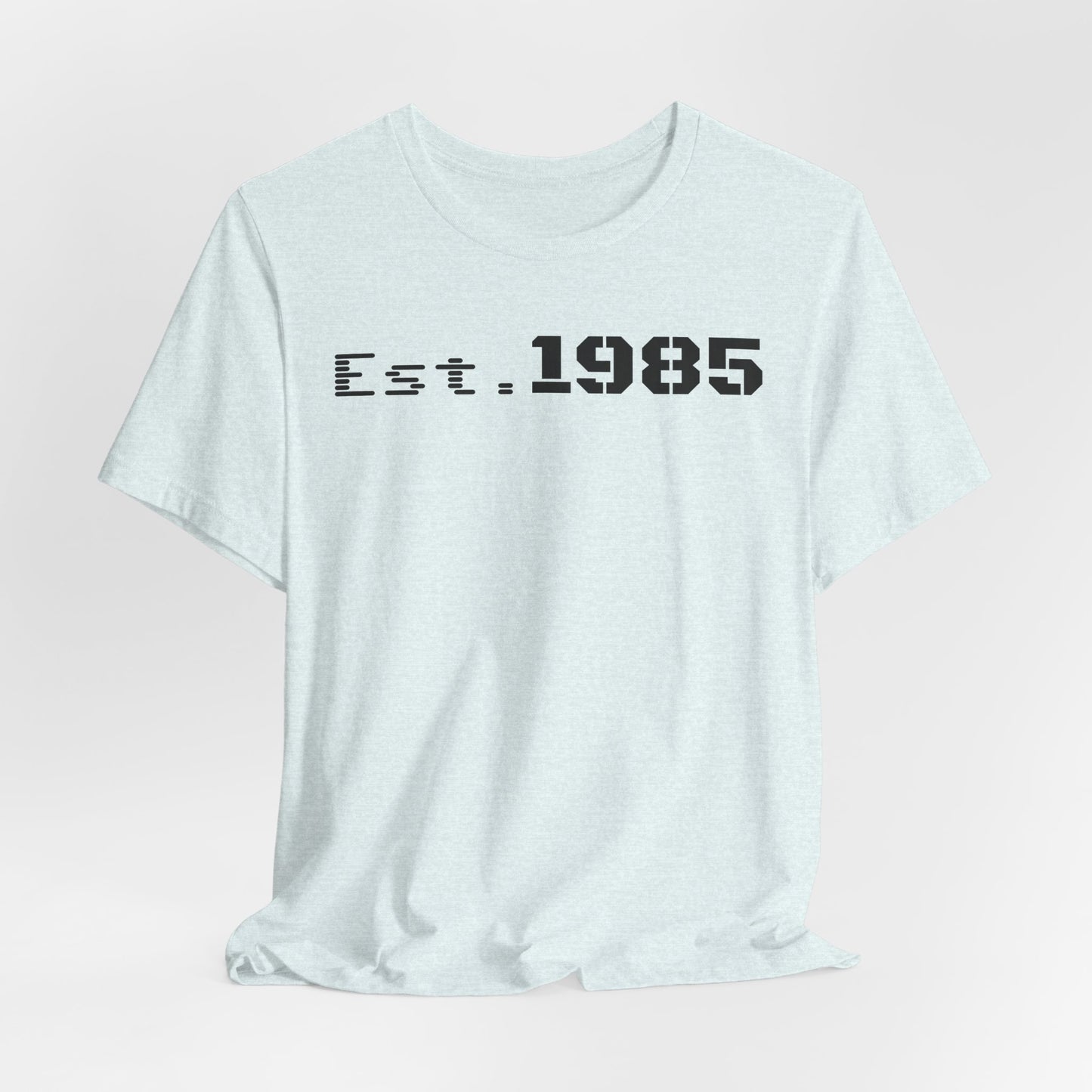 Est. 1985 Vintage Unisex Tee, Retro Birthday T-Shirt, Perfect Gift for 1980s Lovers, Casual Apparel, Timeless Style