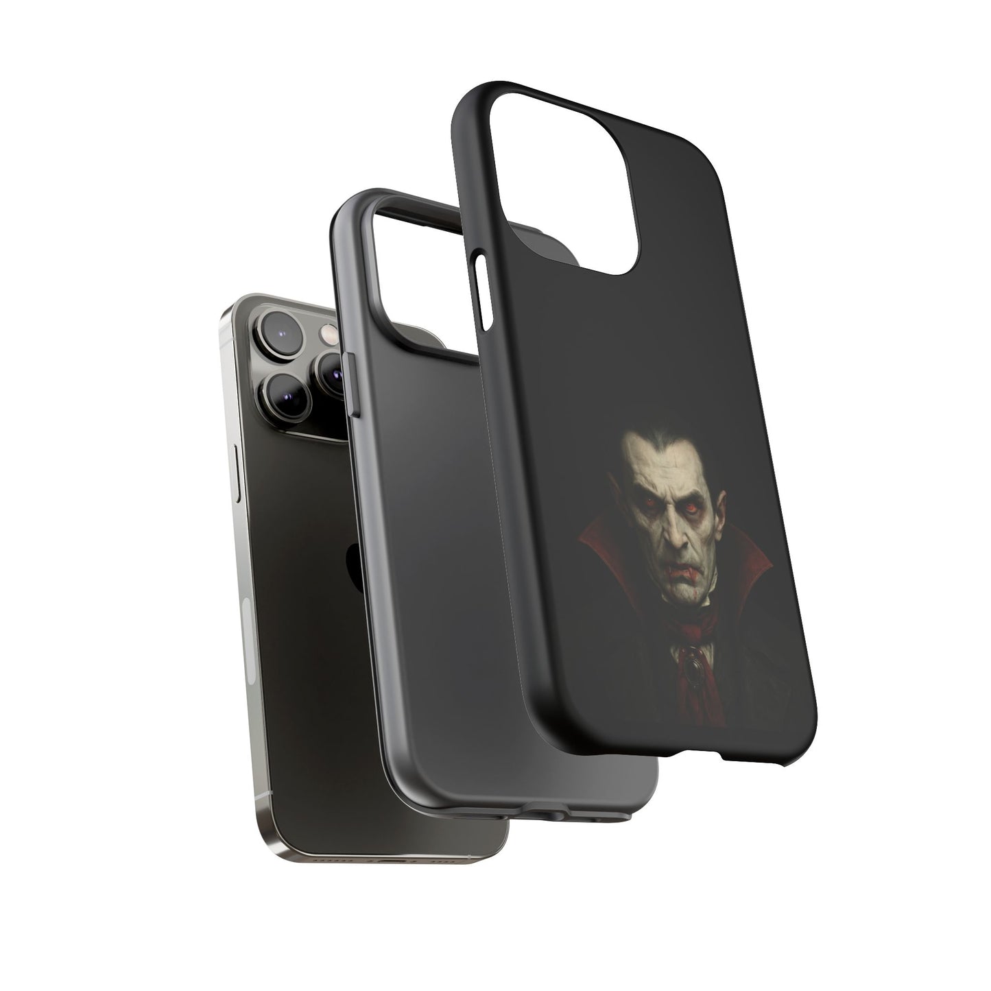 Vampire Phone Case - Tough Cases for Halloween, Gothic Decor, Gifts for Horror Fans, Spooky Accessories, Unique Cellphone Cover - TRV