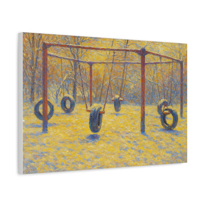 Playground Art Print, Family Room Decor, Nostalgic Wall Art, Kids Room Decoration, Gift for Parents, Children's Playroom - TRV
