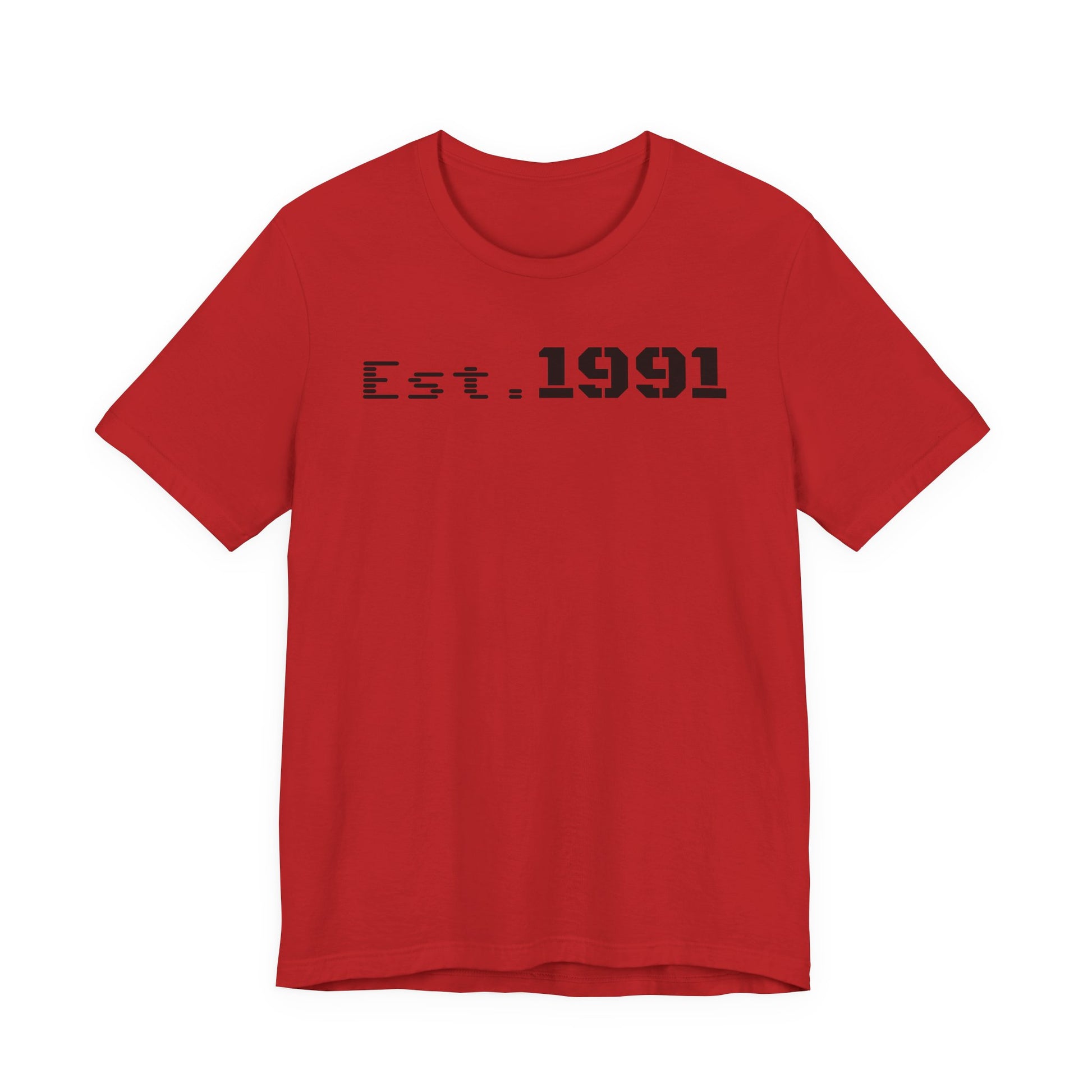 Established 1991 Unisex Jersey Tee | Vintage Anniversary Gift | Casual Wear, Birthday Shirt, Retro Style, Statement Tee, Gift for Him/Her - TRV
