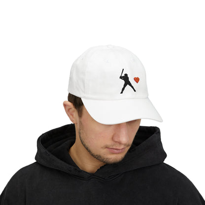 Baseball Love Dad Cap - Perfect Gift for Sports Dads, Father's Day, Casual Wear, Summer Style, Stylish Baseball Hat - TRV