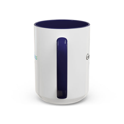 Good Vibes Only Accent Coffee Mug - Positive Energy 11 & 15oz Cup for Happiness, Inspirational Gift, Morning Motivation, Ceramic Tea Cup,