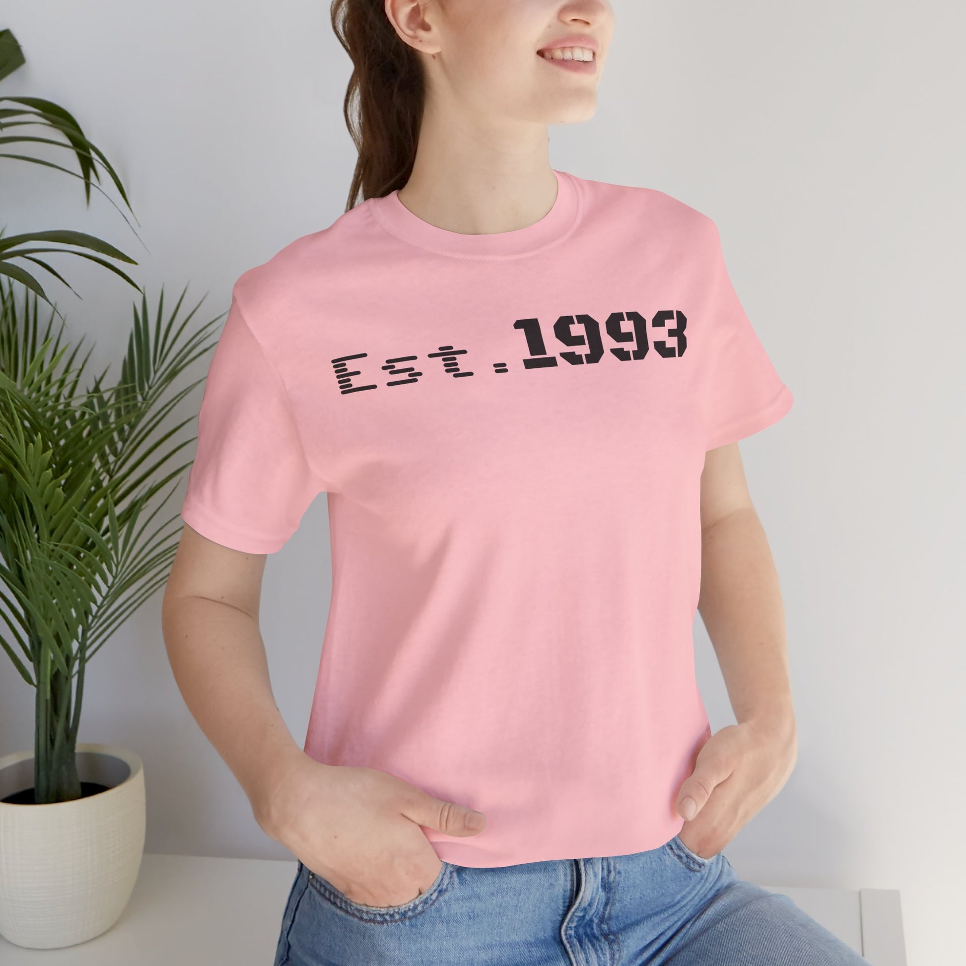Est. 1993 Unisex Short Sleeve Tee - Perfect for Birthdays, Nostalgia, Casual Wear, Gifts, and Celebrations - TRV