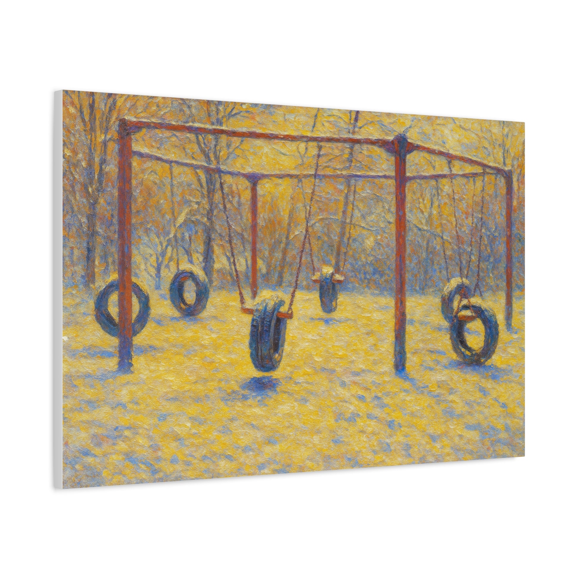 Playground Art Print, Family Room Decor, Nostalgic Wall Art, Kids Room Decoration, Gift for Parents, Children's Playroom - TRV