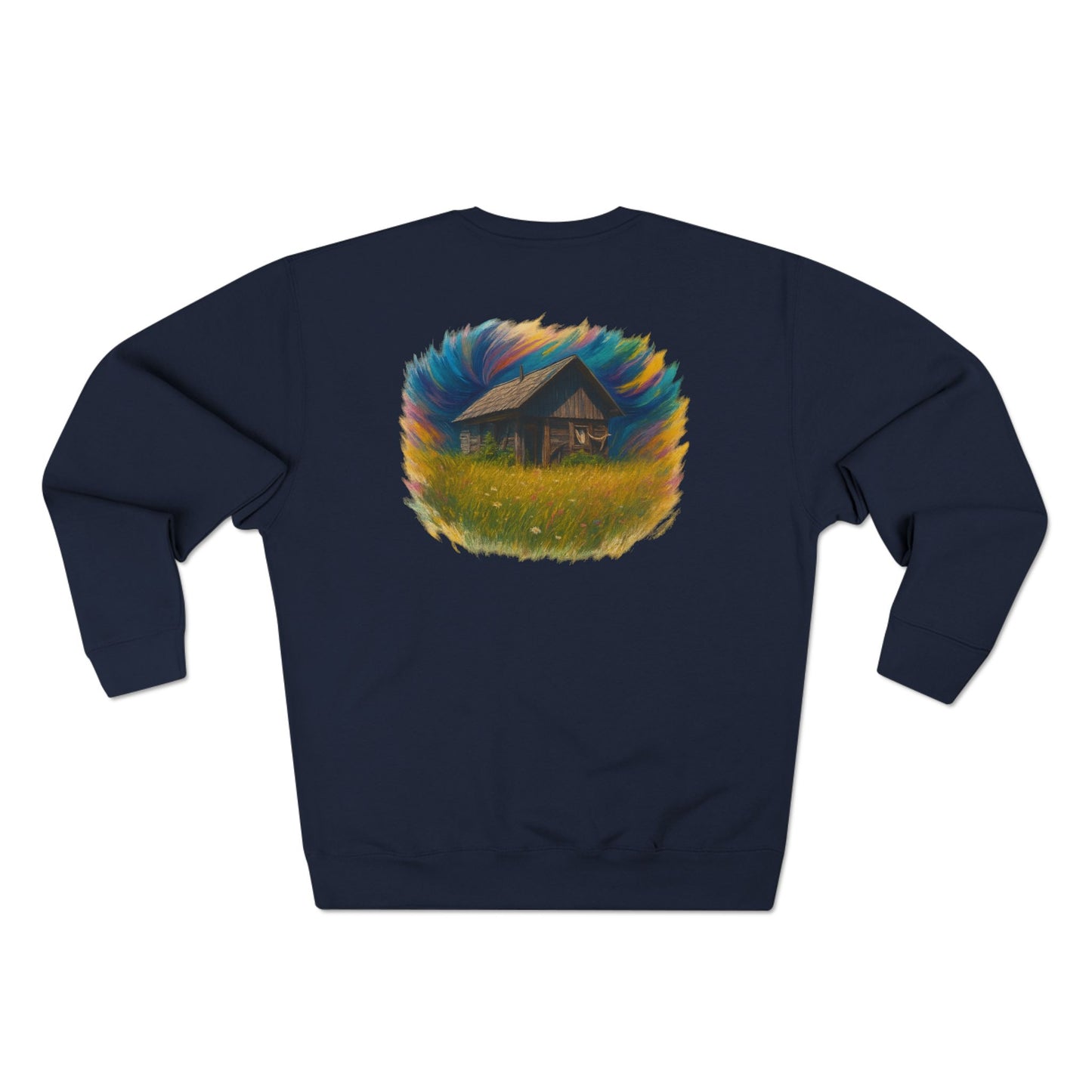 Cozy Dreamers Unisex Crewneck Sweatshirt, Artistic Sweatshirt, Gift for Nature Lovers, Vintage Vibe Apparel, Comfortable Layer, Casual Wear - TRV
