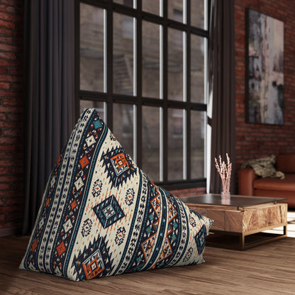 Southwestern Aztec Pattern Bean Bag Chair Cover | Tribal Geometric Boho