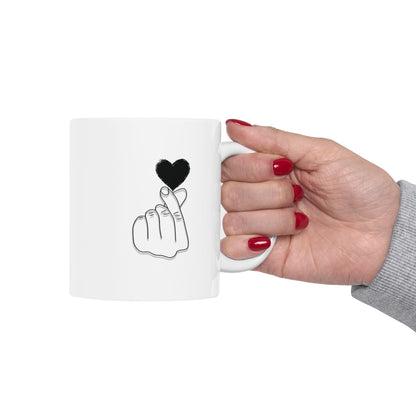 Heartwarming Ceramic Mug for Coffee Lovers - 11oz & 15oz