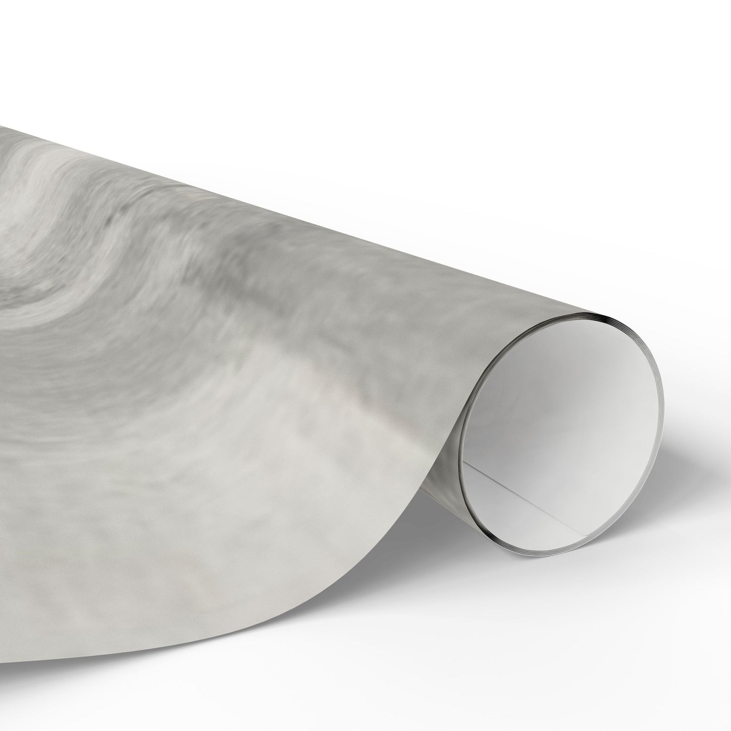 Gray Marble Wrapping Paper Roll — Neutral Watercolor Gift Wrap for Weddings, Birthdays & Minimalist Packaging