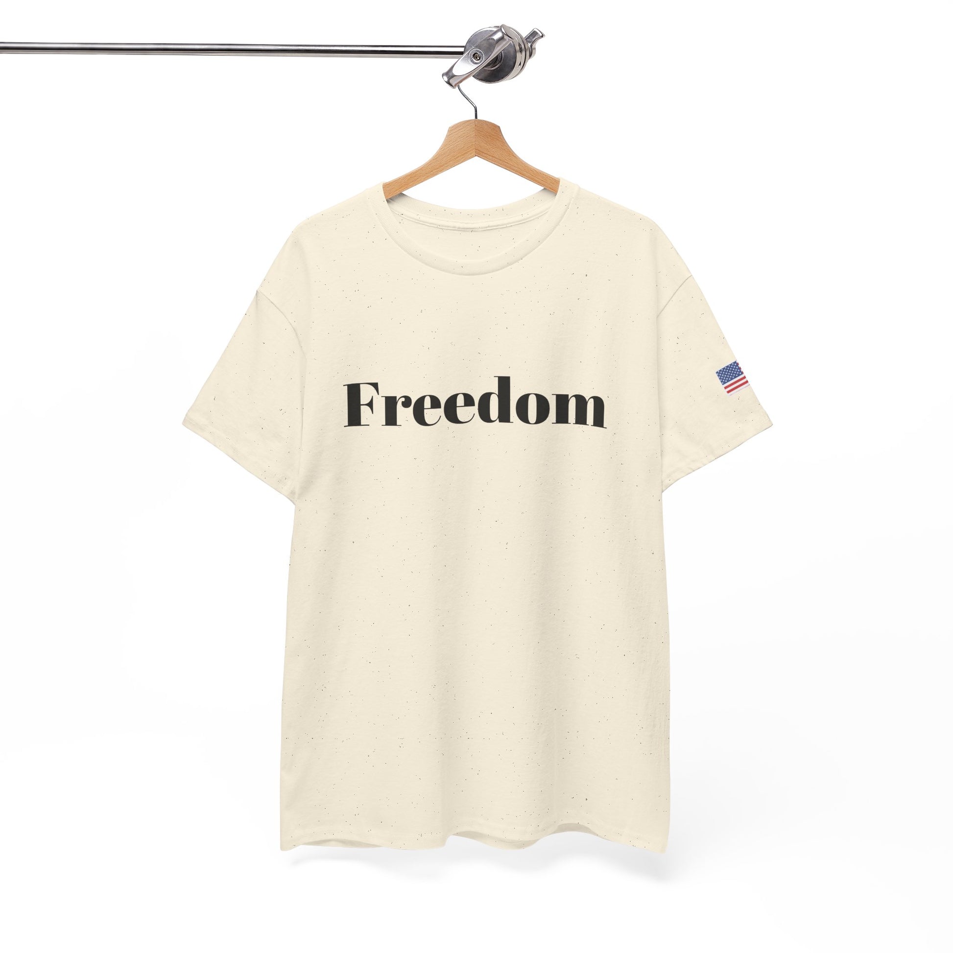 Freedom script tee | T-Shirt, American flag sleeve - TRV