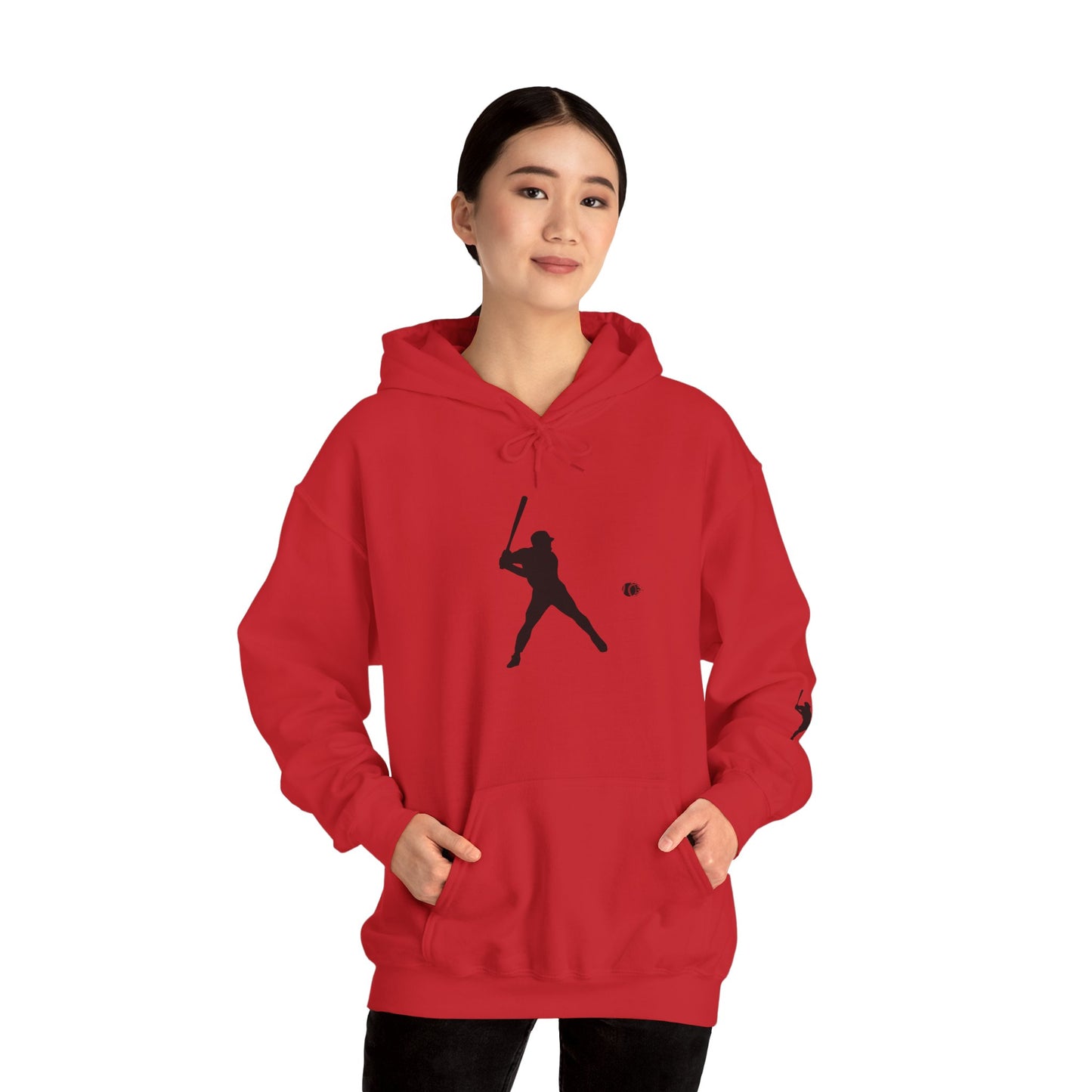 Baseball Themed Unisex Hoodie, Streetwear, Sports Fan Sweatshirt, Gift for Athletes, Casual Wear, Fall Fashion - TRV