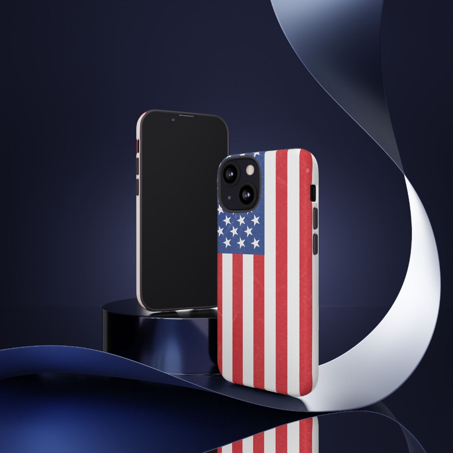 American Flag Phone Case - Patriotic Cell Cover, Tough Cases, USA Pride, Independence Day Gift, Veteran's Day, Phone Protection - TRV