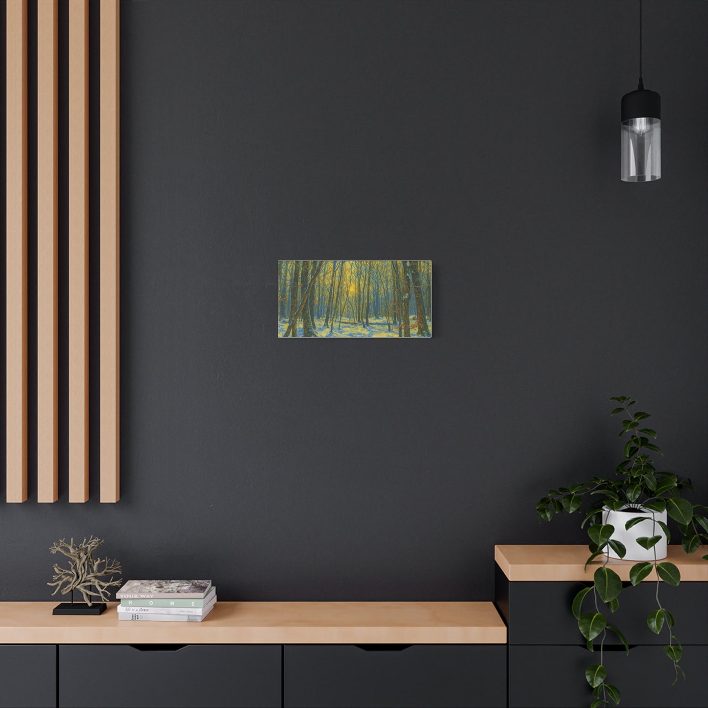 Forest Sunrise Canvas Print, Wall Art, Nature Photography, Home Decor, Gift for Nature Lovers, Landscape Artwork - TRV