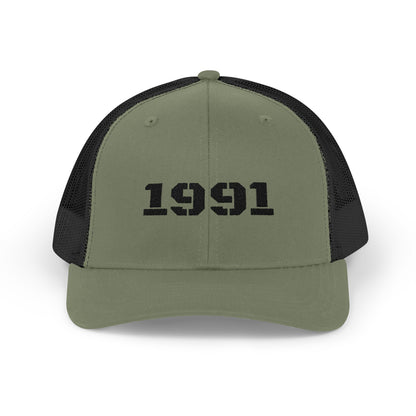 Vintage 1991 Snapback Trucker Cap, Retro Hat, Birthday Gift, Fashion Accessory, Casual Wear, Unisex Cap - TRV