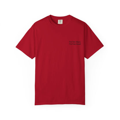 Playful Unisex Garment-Dyed T-shirt: I'm Not Short, I'm Fun Sized, Funny Shirt, Gift for Teens, Casual Wear, Birthday Gift, Humor Tee - TRV
