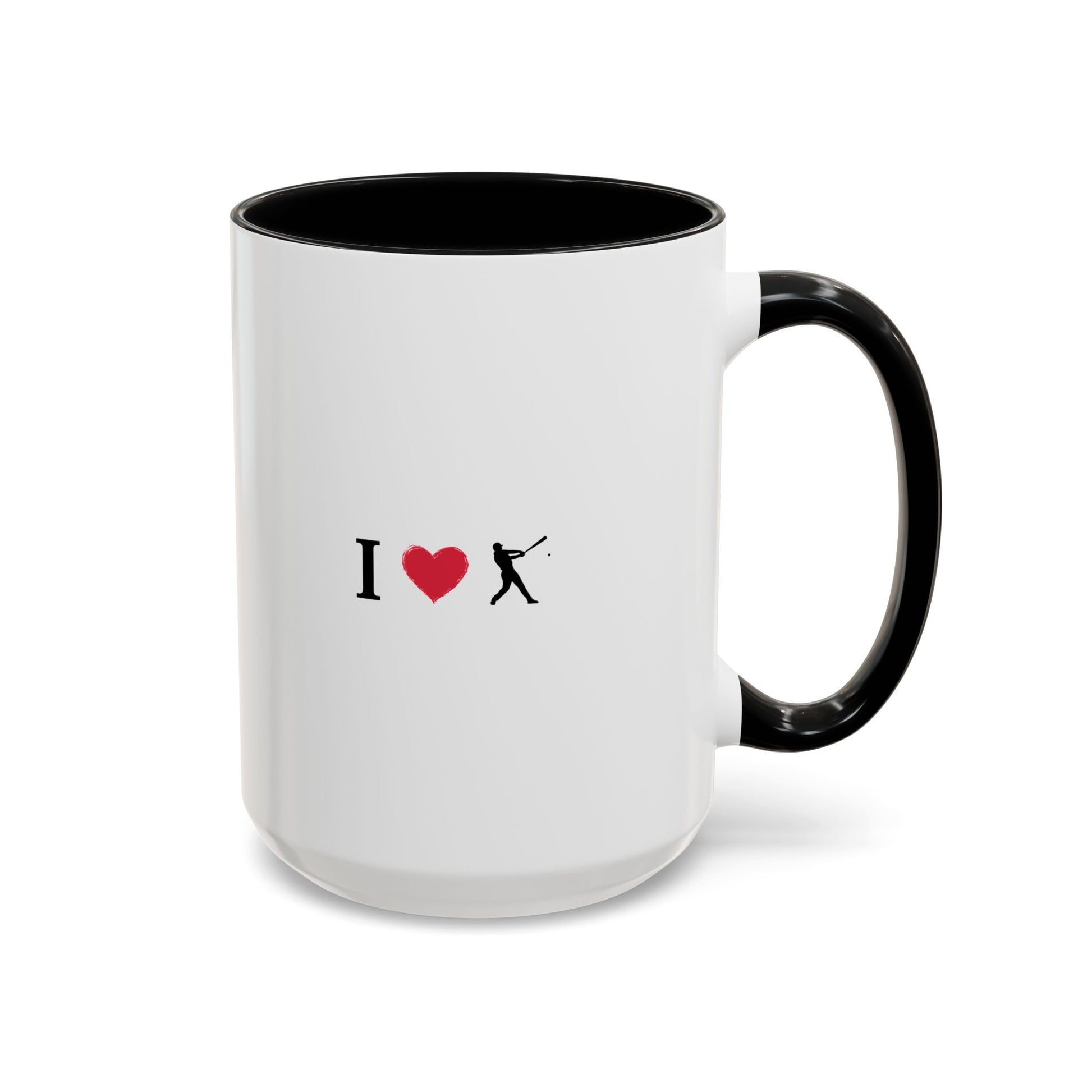 Baseball Love Accent Coffee Mug – Perfect Gift for Sports Fans, Home or Office Use, Great for Birthdays, Anniversaries, and Holidays - TRV