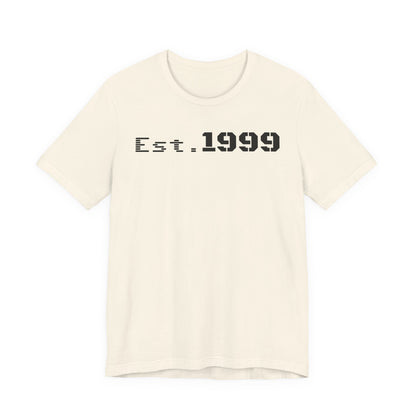 Established 1999 Unisex Tee | Vintage Birth Year Shirt, Casual Birthday Gift, Personalized Family Reunion Apparel, Retro Style [...] - TRV