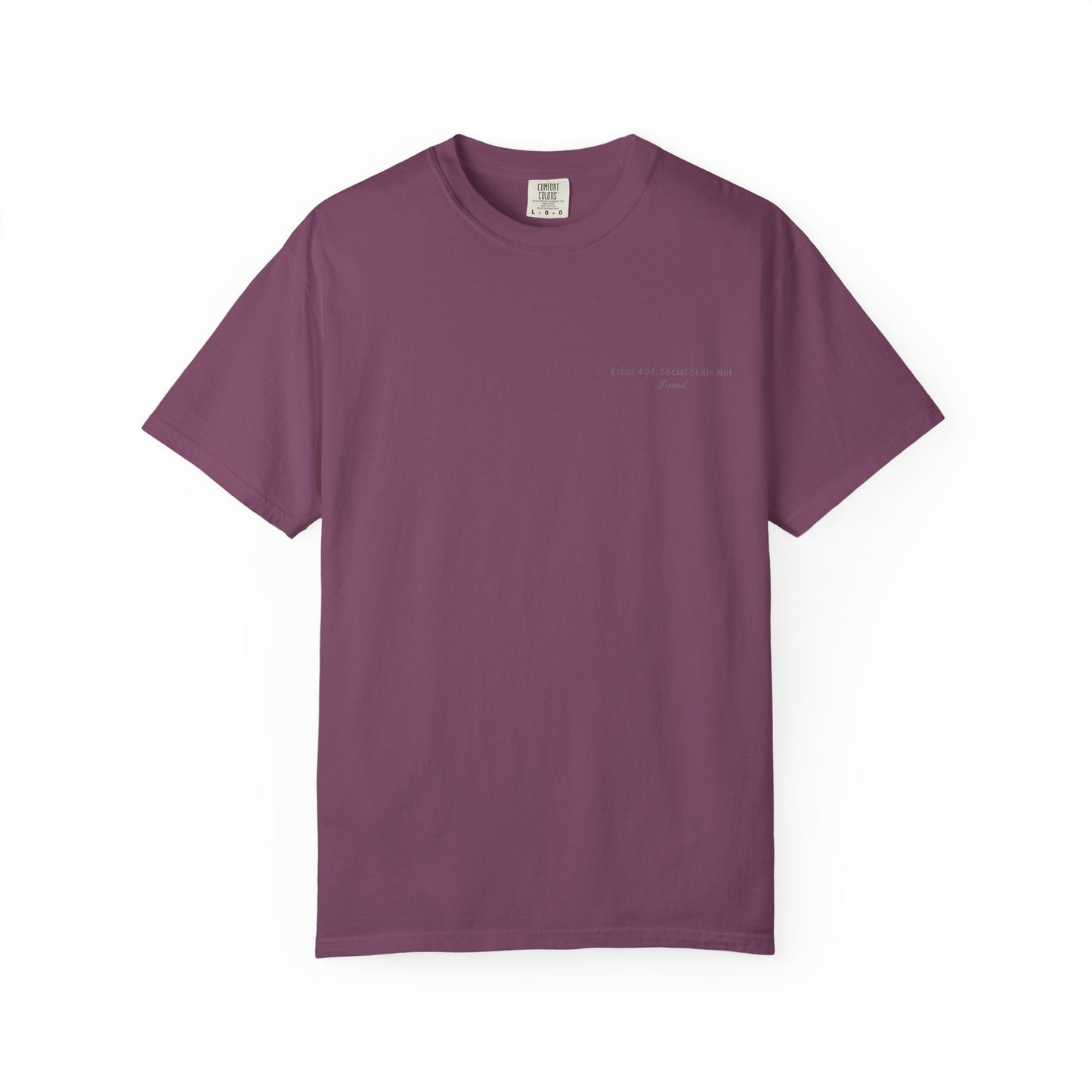 Error 404 Social Skills Not Found T-Shirt | Funny Tech Humor Tee