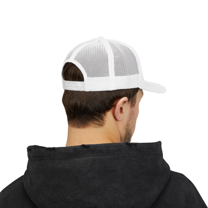 Sporty Snapback Trucker Cap with Football Helmets, Baseball Cap, Outdoor Activity Hat, Gift for Sports Fans, Team Spirit Wear - TRV