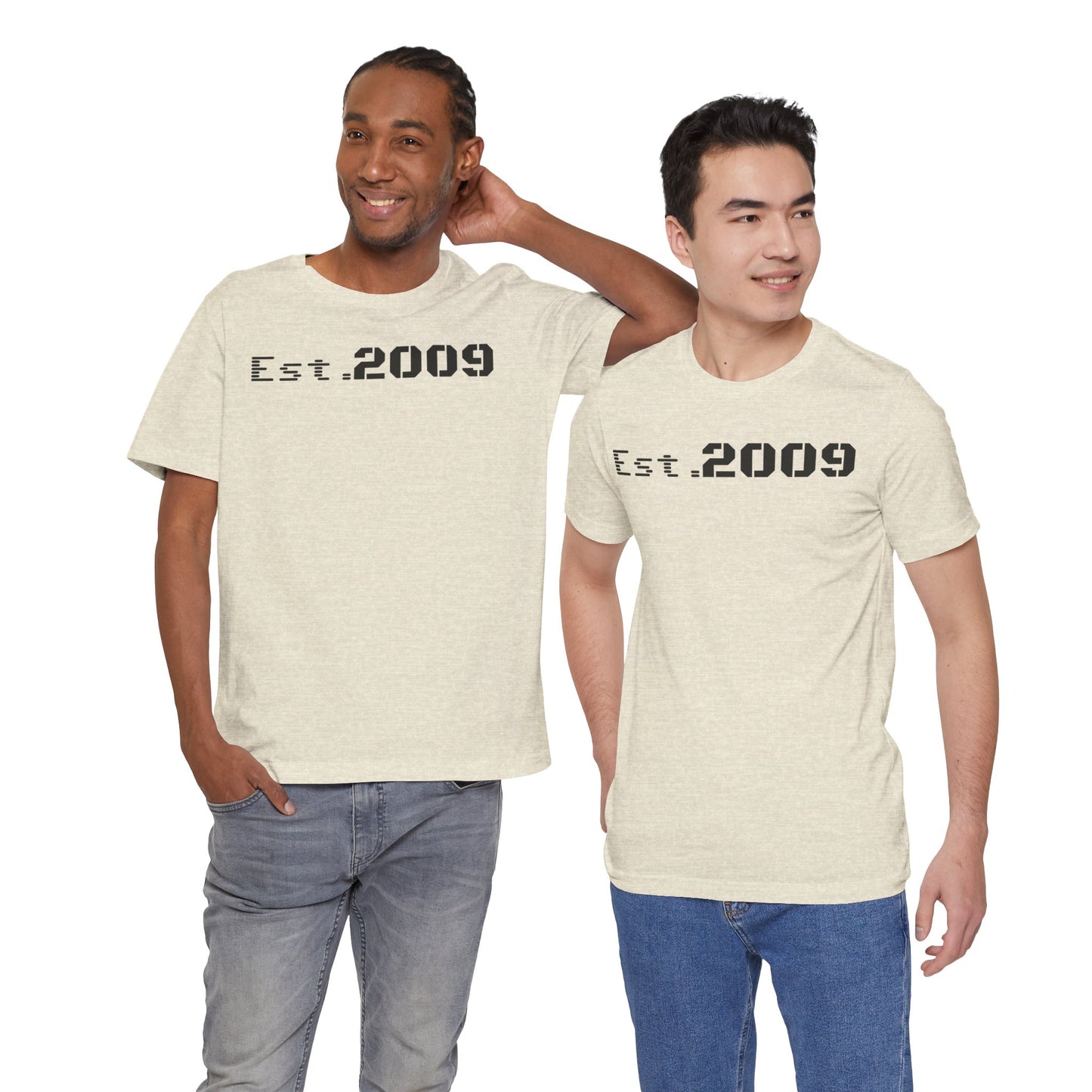 Established 2009 Unisex Tee - Casual Wear, Birthday Gift, Graduation Outfit, Anniversary Shirt, Personalized Fashion - TRV