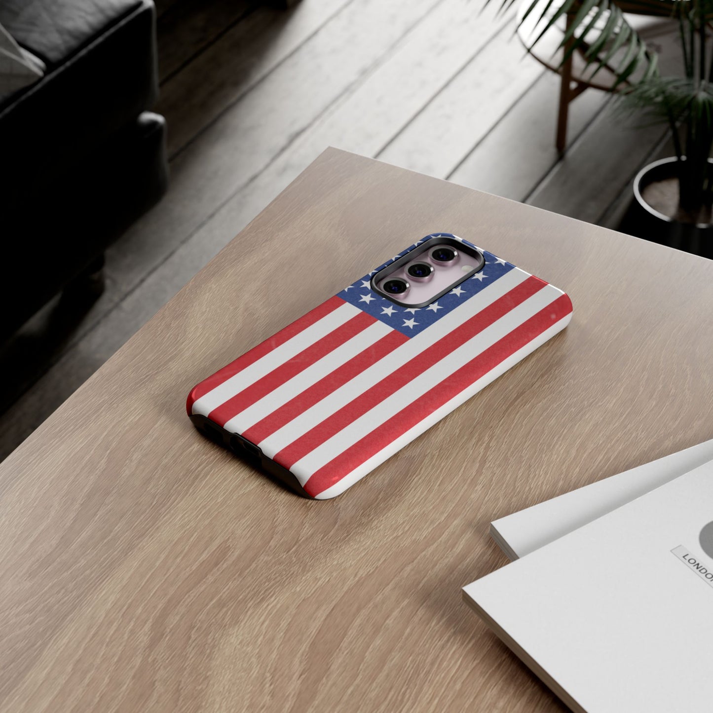 American Flag Phone Case - Patriotic Cell Cover, Tough Cases, USA Pride, Independence Day Gift, Veteran's Day, Phone Protection - TRV