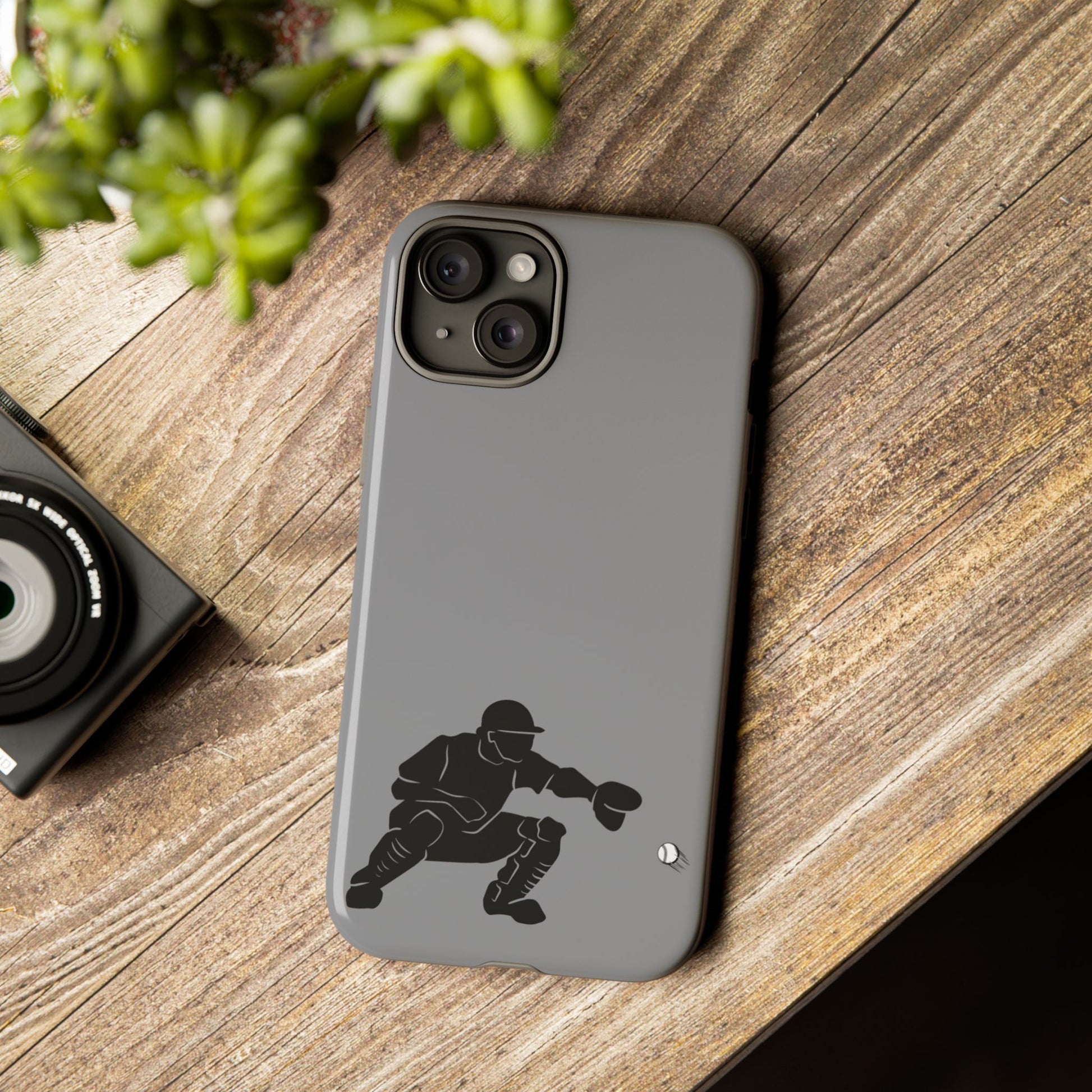Baseball Catcher Phone Case - Tough Cases, Sports Phone Cover, Great for Athletes, Perfect Gift for Baseball Lovers, Unique Cell Phone Design - TRV