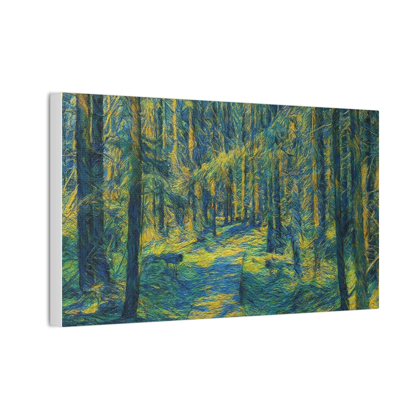 Canvas Art Print, Forest Path Painting, Nature Decor, Wall Art, Gift for Nature Lovers, Home Decor Inspiration - TRV