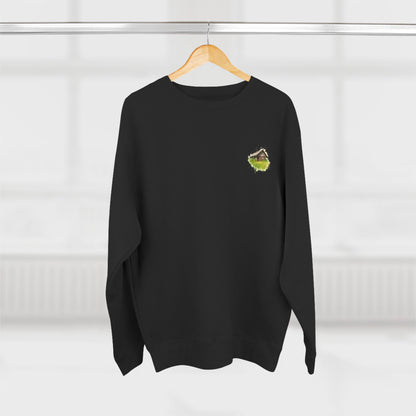 Cozy Art Print Crewneck Sweatshirt: Nature Lover, Graphic Sweater, Unique Gift, Home Decor Apparel, Casual Style - TRV