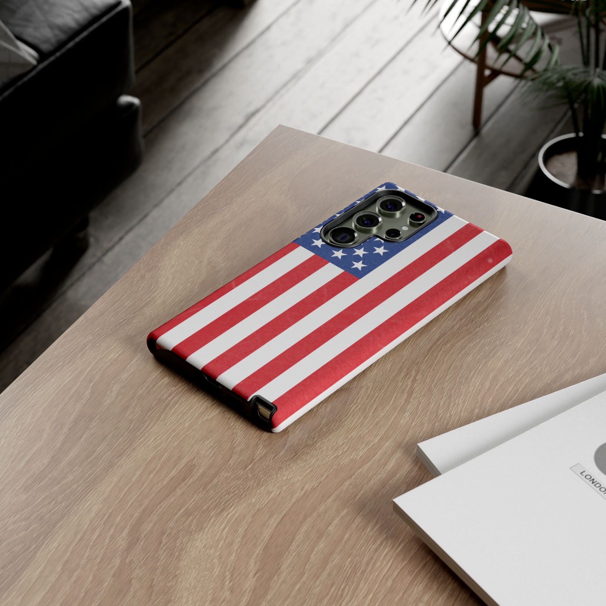 American Flag Phone Case - Patriotic Cell Cover, Tough Cases, USA Pride, Independence Day Gift, Veteran's Day, Phone Protection - TRV