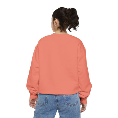 Minimalist Peace Hand Sweatshirt — Small Chest Line Art Crewneck