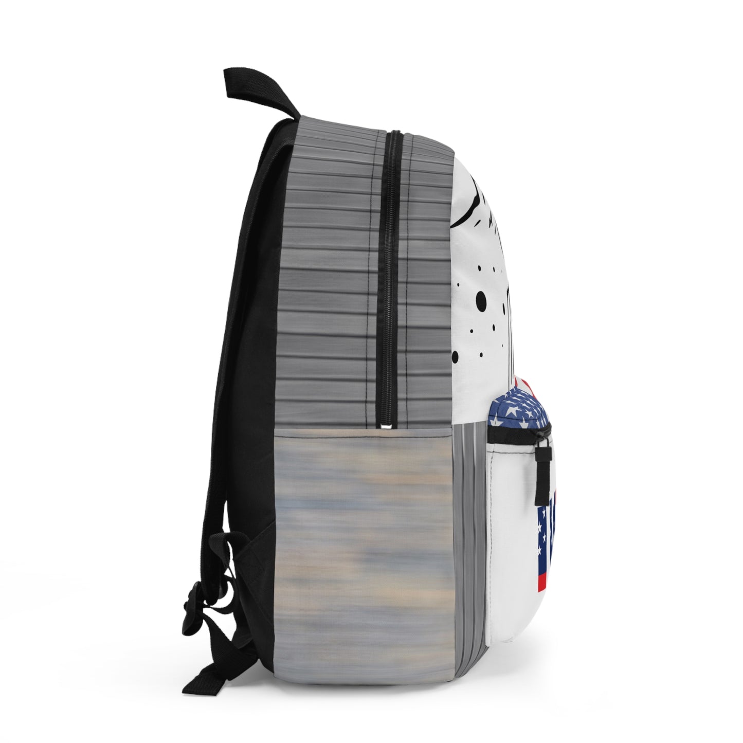 USA Flag Backpack, Adventure Lover Travel Bag, School Bookbag, Space Enthusiast Rucksack, Patriotic Knapsack - TRV