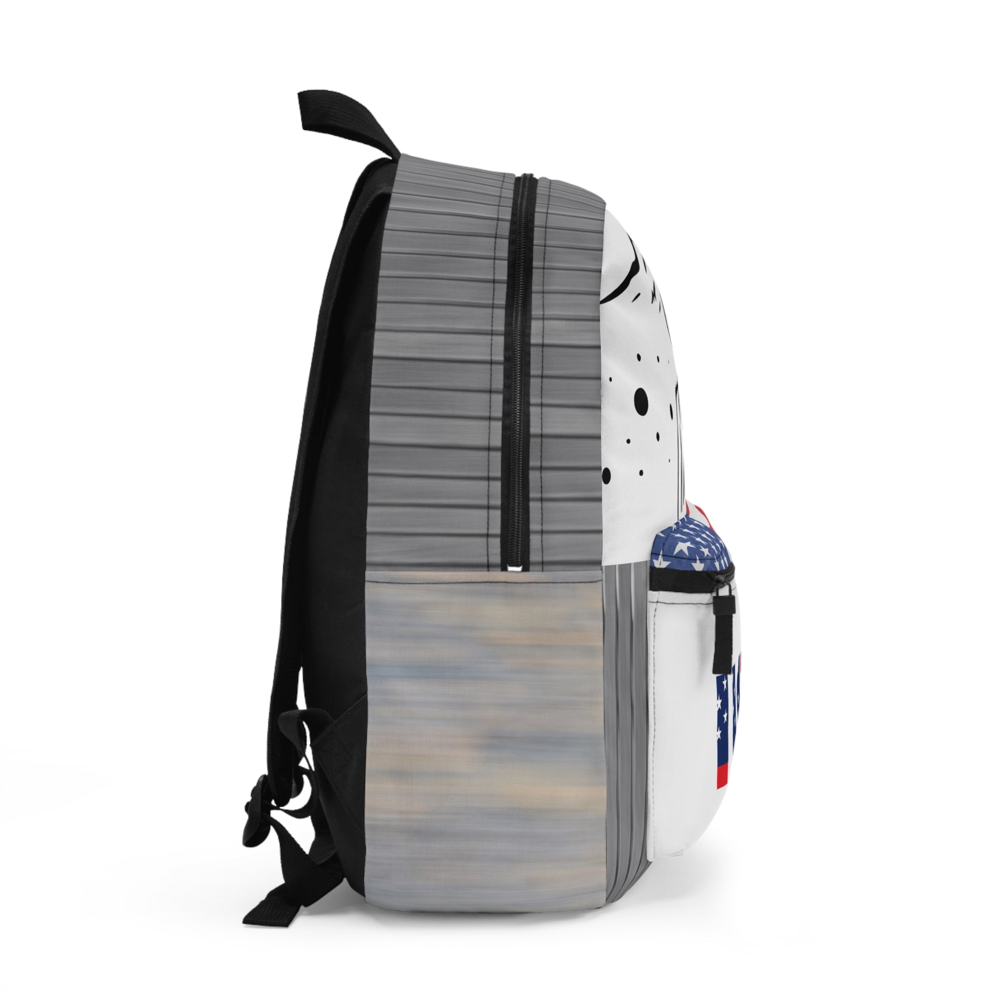 USA Flag Backpack, Adventure Lover Travel Bag, School Bookbag, Space Enthusiast Rucksack, Patriotic Knapsack - TRV