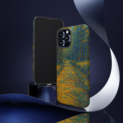 Artistic Phone Case for Nature Lovers, Tough Cases, Vibrant Design, Gift for Friends, Phone Accessories, Unique Artwork - TRV