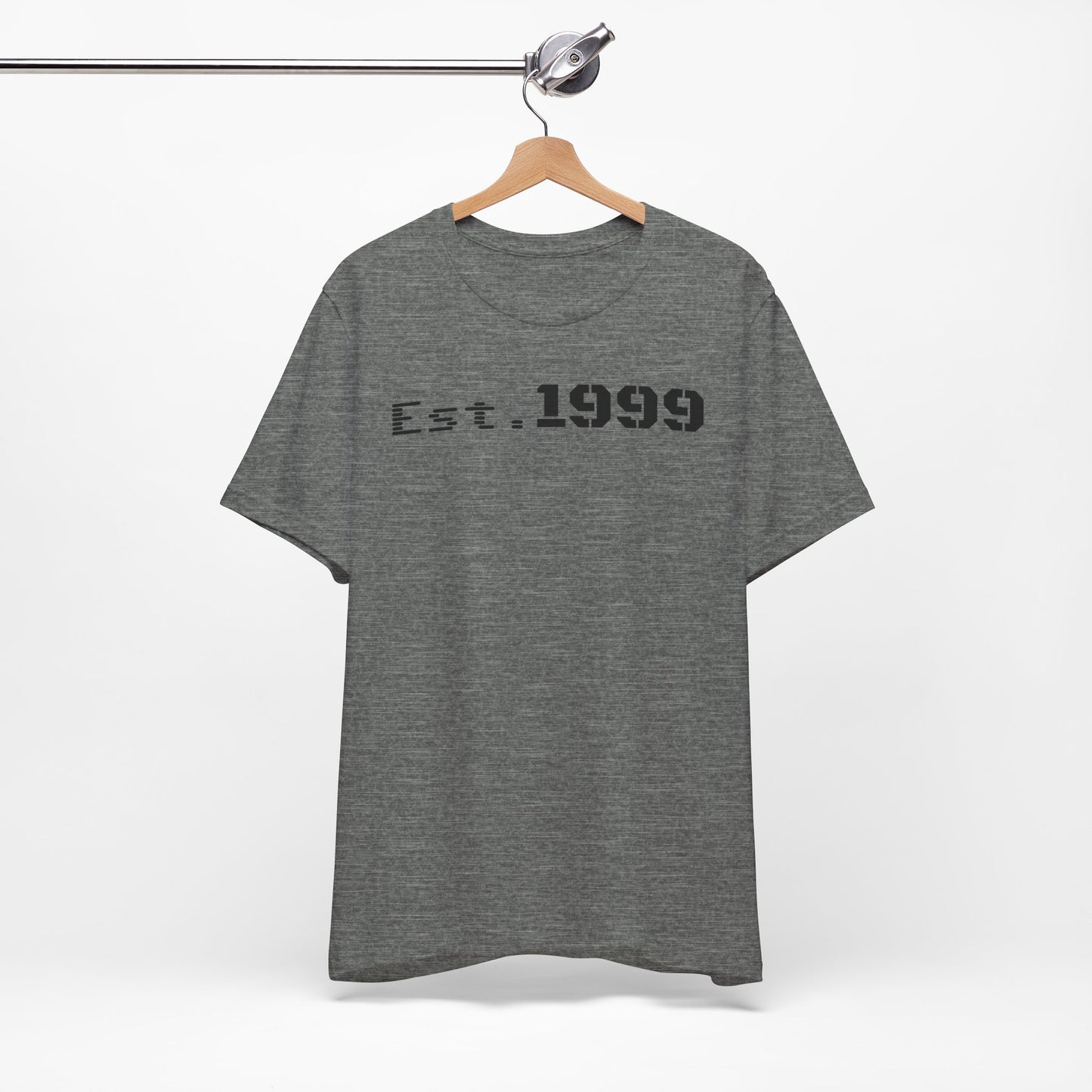 Established 1999 Unisex Tee | Vintage Birth Year Shirt, Casual Birthday Gift, Personalized Family Reunion Apparel, Retro Style [...] - TRV