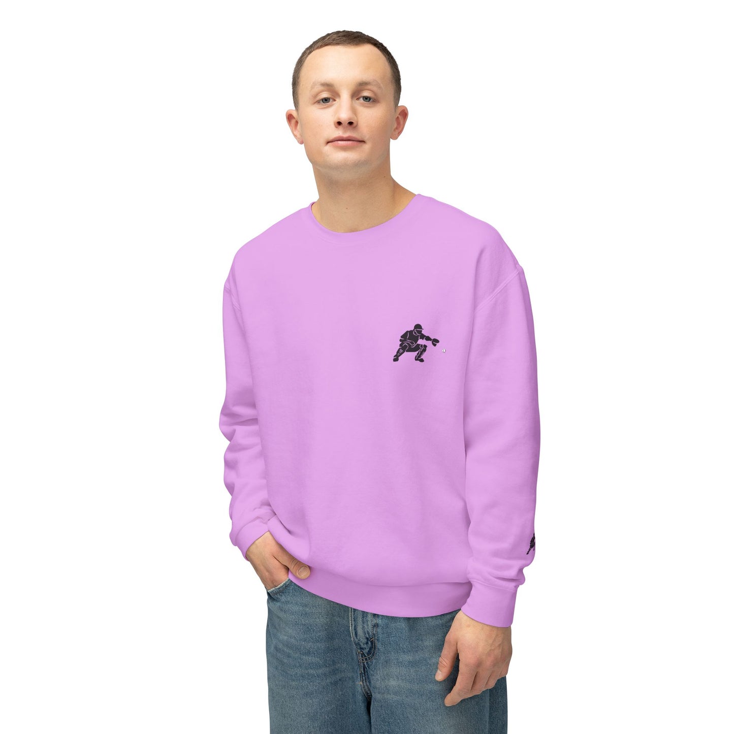 Baseball Catcher Unisex Sports Crewneck Sweatshirt - Perfect for Athletes & Casual Wear, Great for Game Days, Birthdays, Apparel for Fans