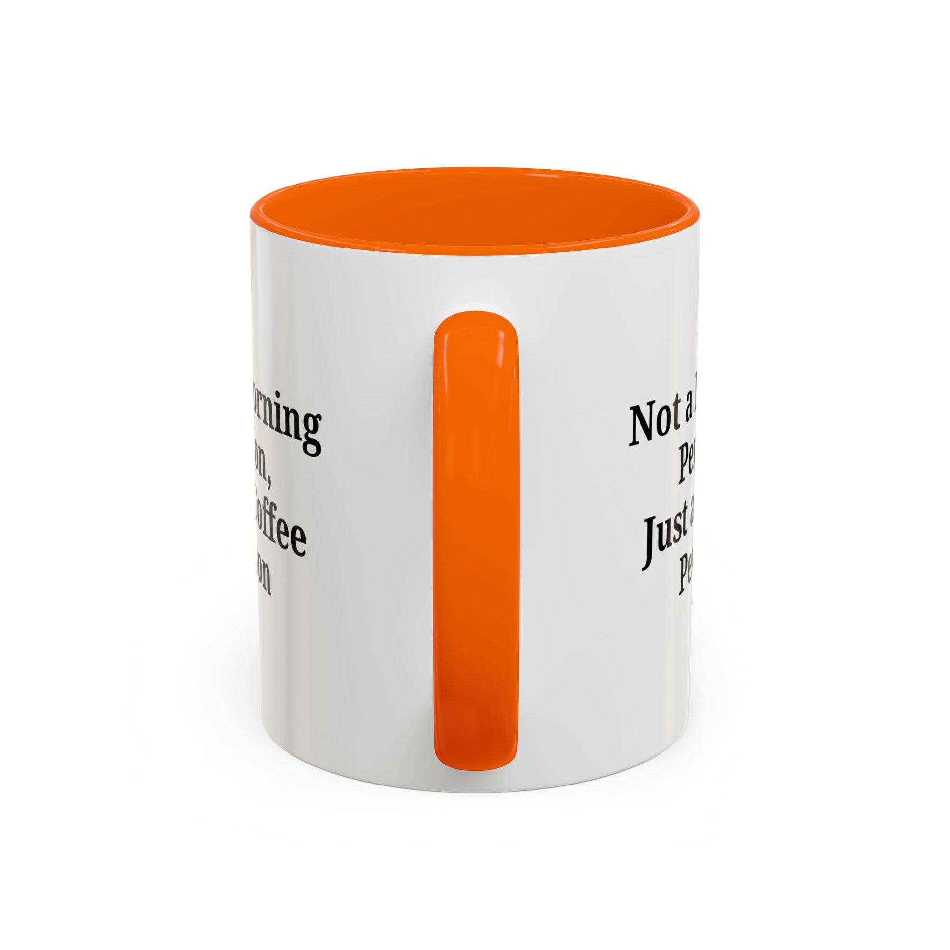 Coffee Lover's Accent Mug, Perfect for Gifting, Home Office Decor, Not a Morning Person, Coffee Enthusiast, Funny Coffee Mug - TRV