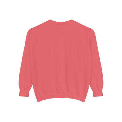 Minimalist Peace Hand Sweatshirt — Small Chest Line Art Crewneck