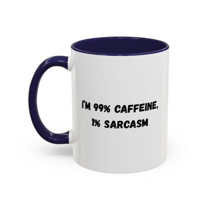 Sarcastic Coffee Mug - Funny Gift for Coffee Lovers, Black and White Accent Mug, Gift for Birthdays, Office Humor, Caffeine Enthusiasts